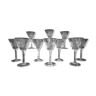 Set of 11 Villeroy & Boch crystal aperitif glasses