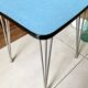 Tabouret formica pieds eiffel vintage