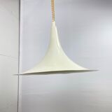 White vintage witchhat / witch hat hanging lamp adjustable