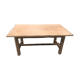Old artisanal farmhouse table solid oak