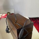 1950s wooden table lamp