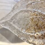 Pair of wall lamps Murano glass sheet