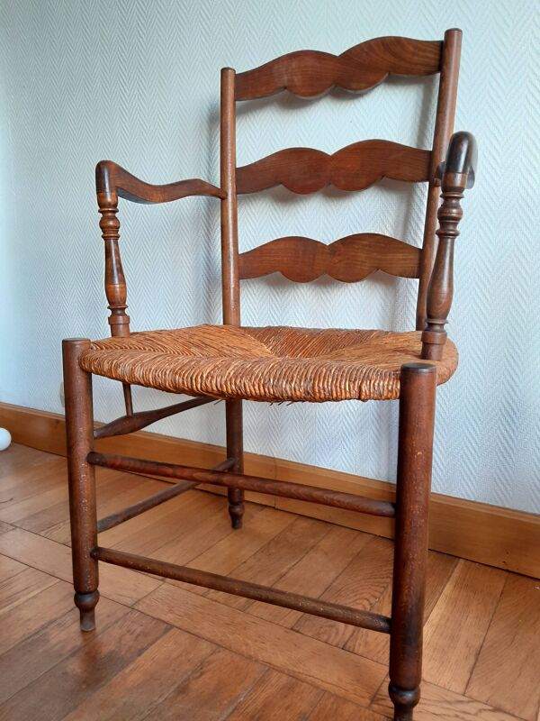 Paire de fauteuils de nourrice, style provençal 19ème siècle
