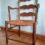 Paire de fauteuils de nourrice, style provençal 19ème siècle