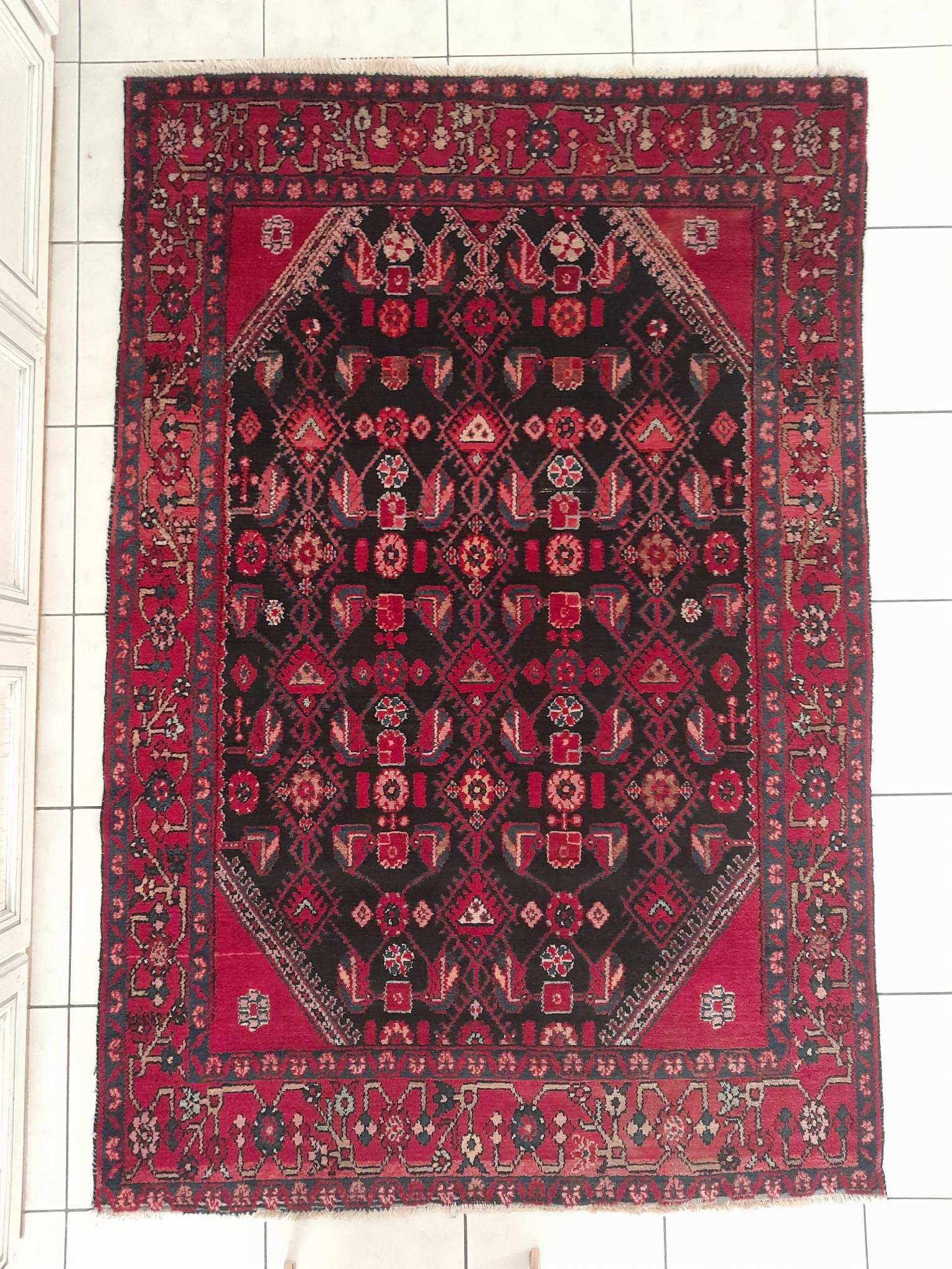 Handmade Persian Hamadan rug