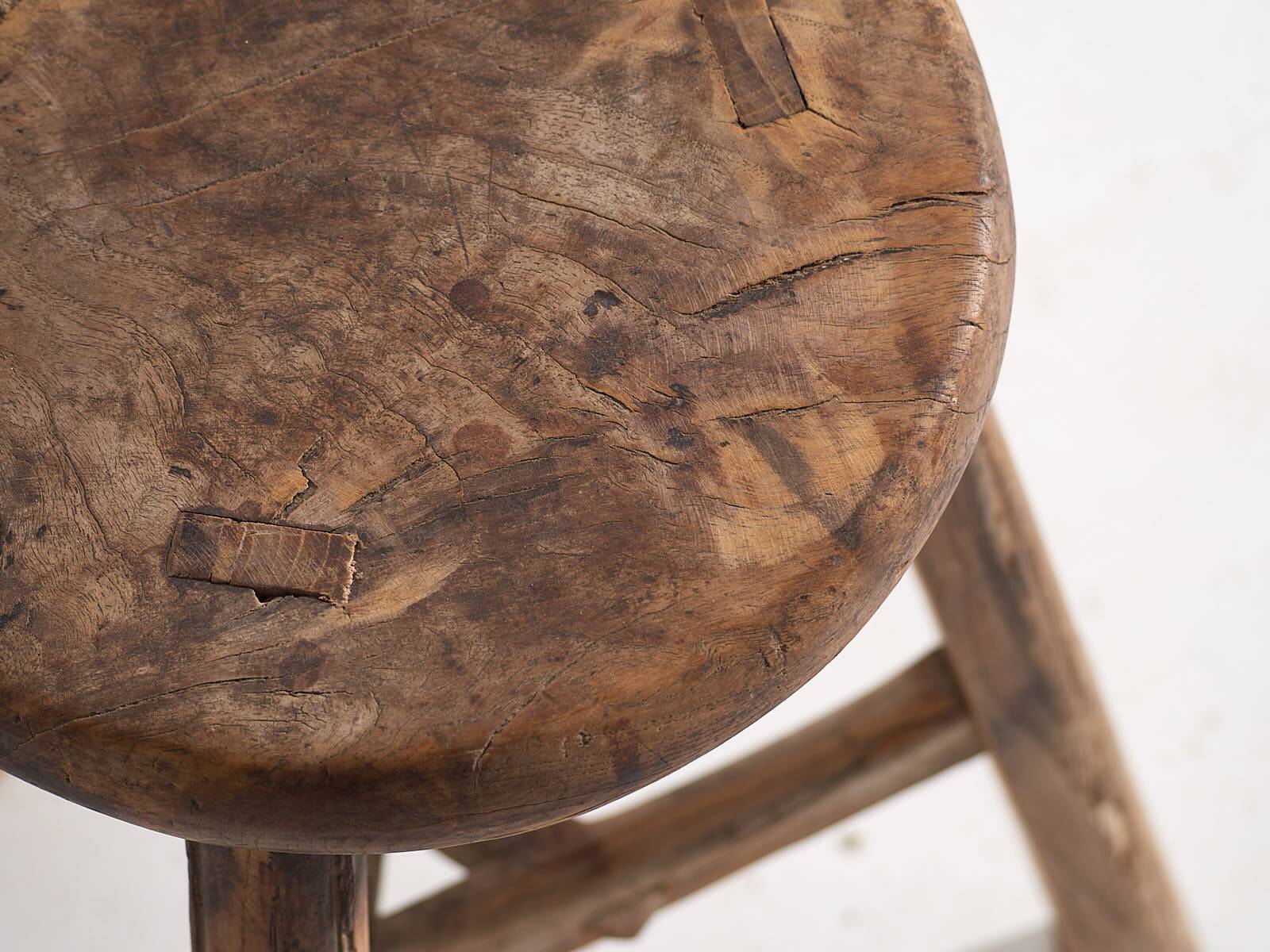 Antique handmade stool (c.1900) #18
