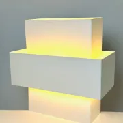 Geometric Wall Lamp By J.J.M. Hoogervorst For Anvia Nederland, The Netherlands, 1960S