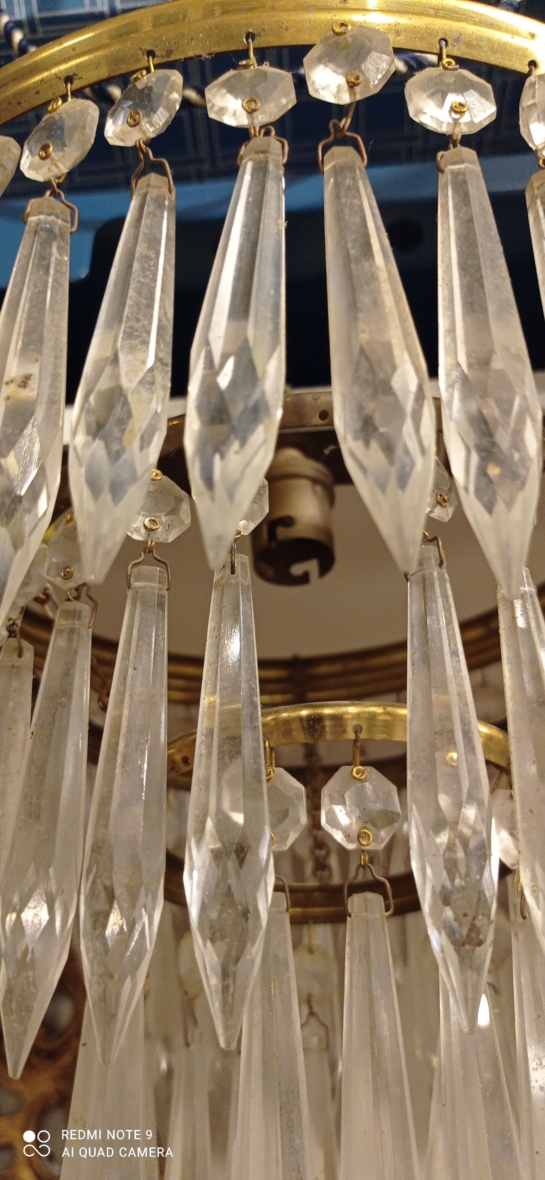 Old tassel chandelier