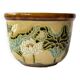 Old glazed ceramic cache pot