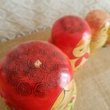 Set of 12 Russian nesting dolls - vintage
