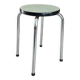 Green formica stool