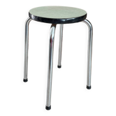 Tabouret en formica vert