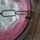Suspension pink glass paste