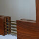 Mid 20th century wall mirror by Glass & Tra, Sweden 1960s - 120x80cm
