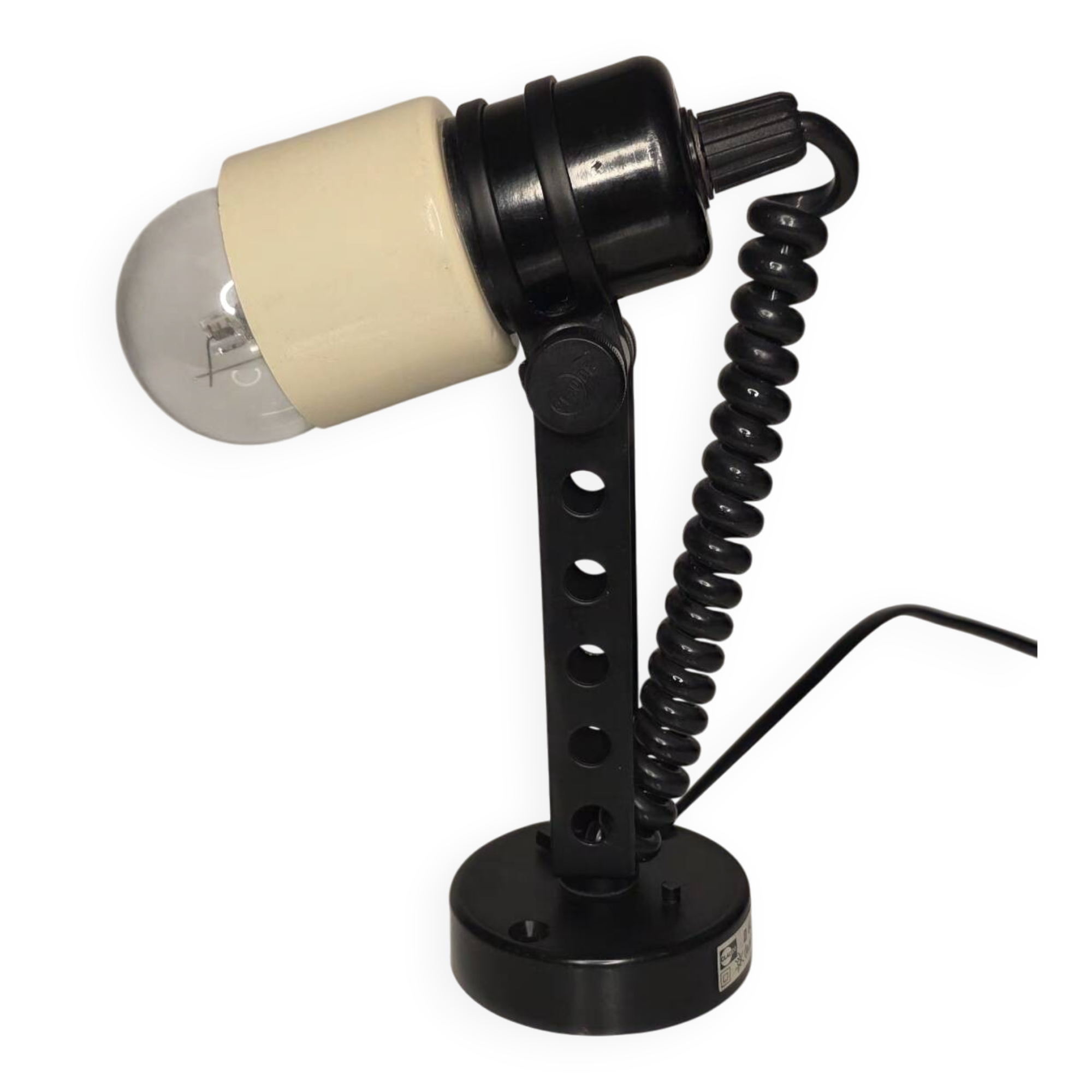 Spotlight lamp Claude D60, vintage industrial
