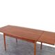 Mid-century Danish teak extendable dining table, 1960s.