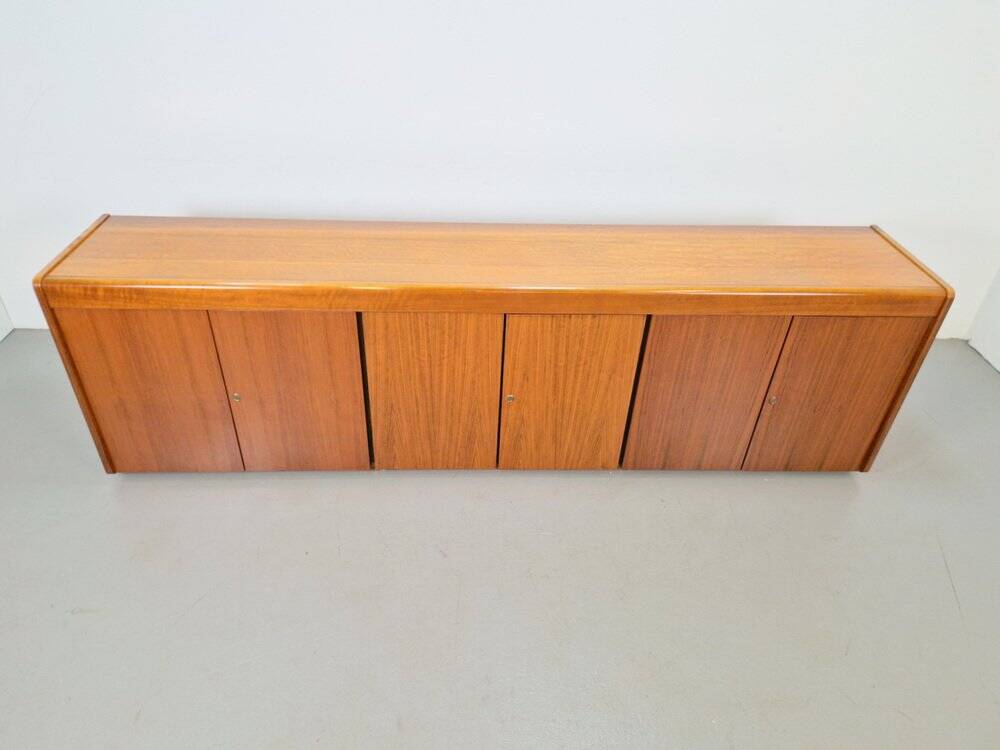 Enfilade en teck danois vintage, années 1960
