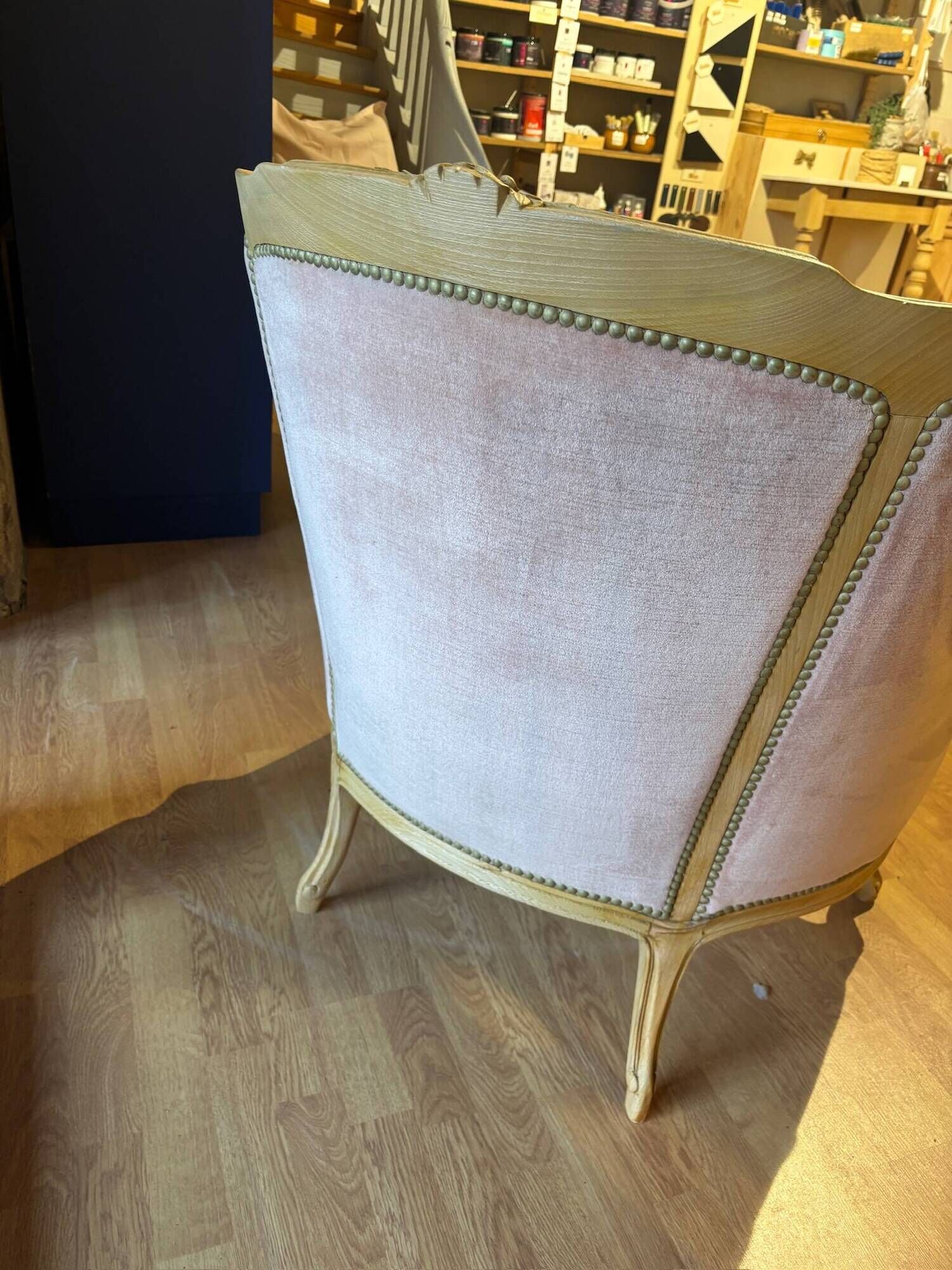 Louis XV style bergère armchair