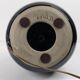 Deep black ceramic ball lamp base