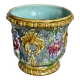 19th-century earthenware cache pot