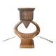 Superb Vintage Ceramic Candle Holder – Modernist & Brutalist Design
