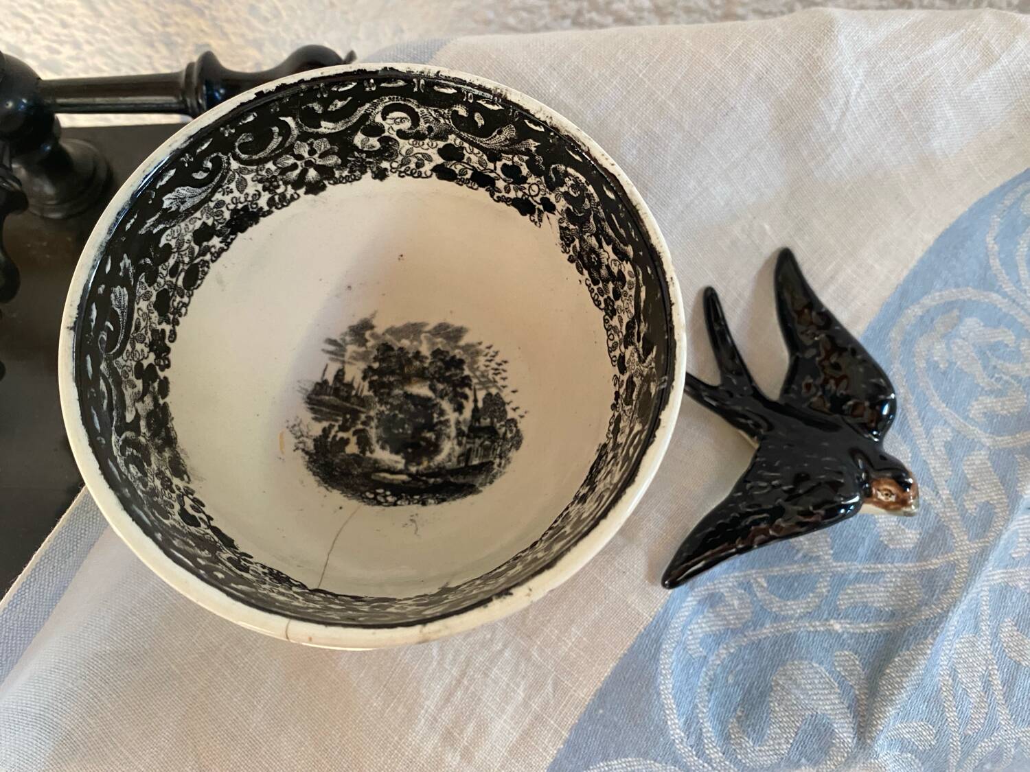 English earthenware cup 19th century