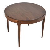 Vintage round Scandinavian table from the 60s, teak legs.
