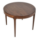 Vintage round Scandinavian table from the 60s, teak legs.