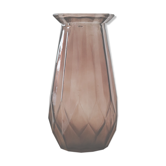 Vase ancien en verre moulé