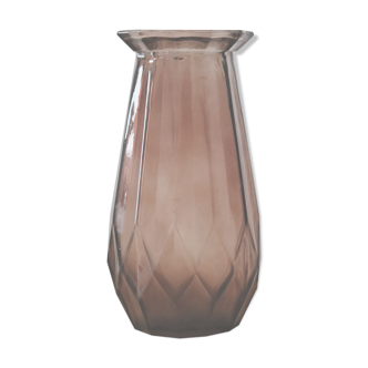 Antique vase in molded glass