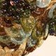 Murano chandelier in bronze, fruit clusters, glass paste