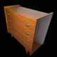 Commode vintage en chêne des années 60