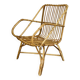 Fauteuil cubique en rotin
