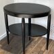 Gueridon console bois noir art déco