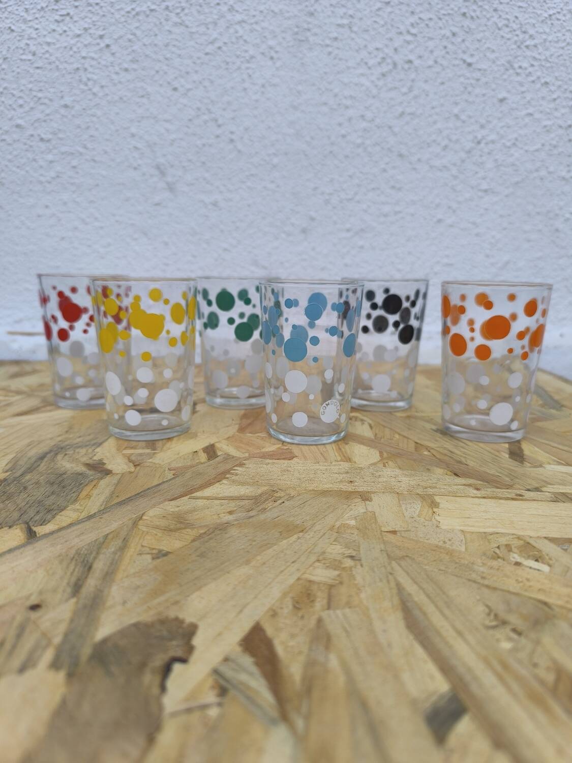 Set de 6 verres à eau gondolo
