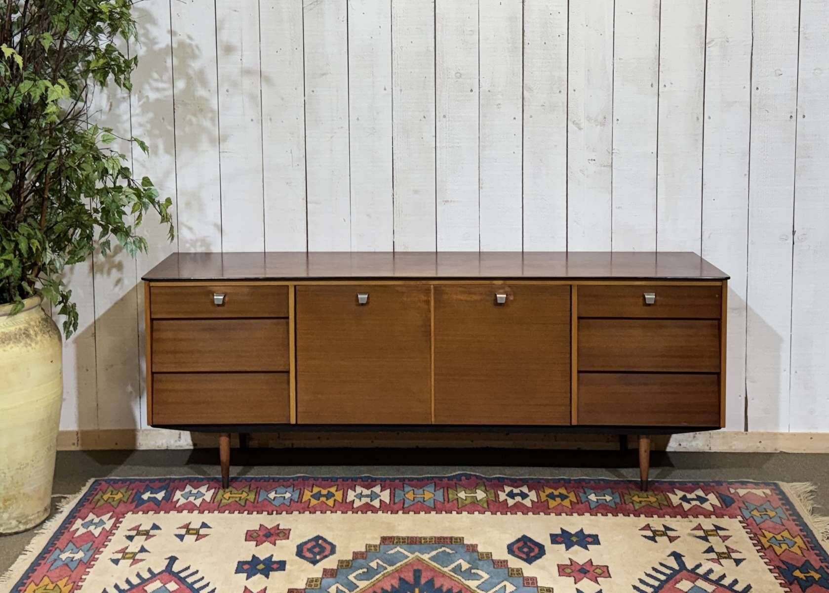 1970s English enfilade in mahogany