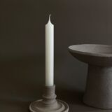 Stoneware candle holder - Ceramic essential
