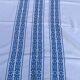 Nappe a the rectangulaire et 6 serviettes, made in france, linge basque, blanche et bleue, Vintage