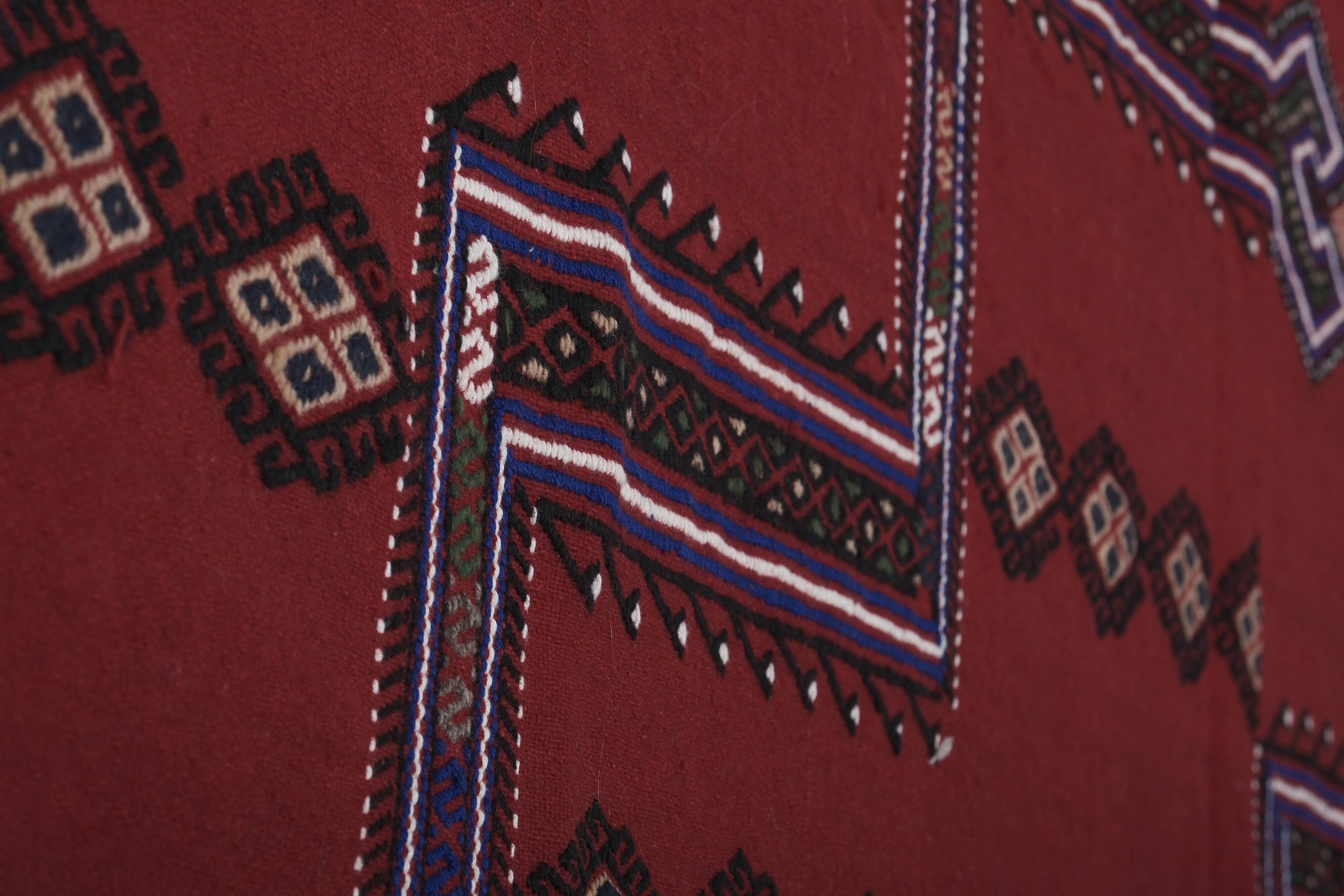 Vintage Turkish Oushak Rug Handwoven 144x240 cm