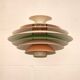 XL Colourful Pendant Lamp: Danish Mid-Century Modern by Formlight Design -