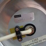 Iceglass & Brass Table Lamp from Doria Leuchten, 1960s