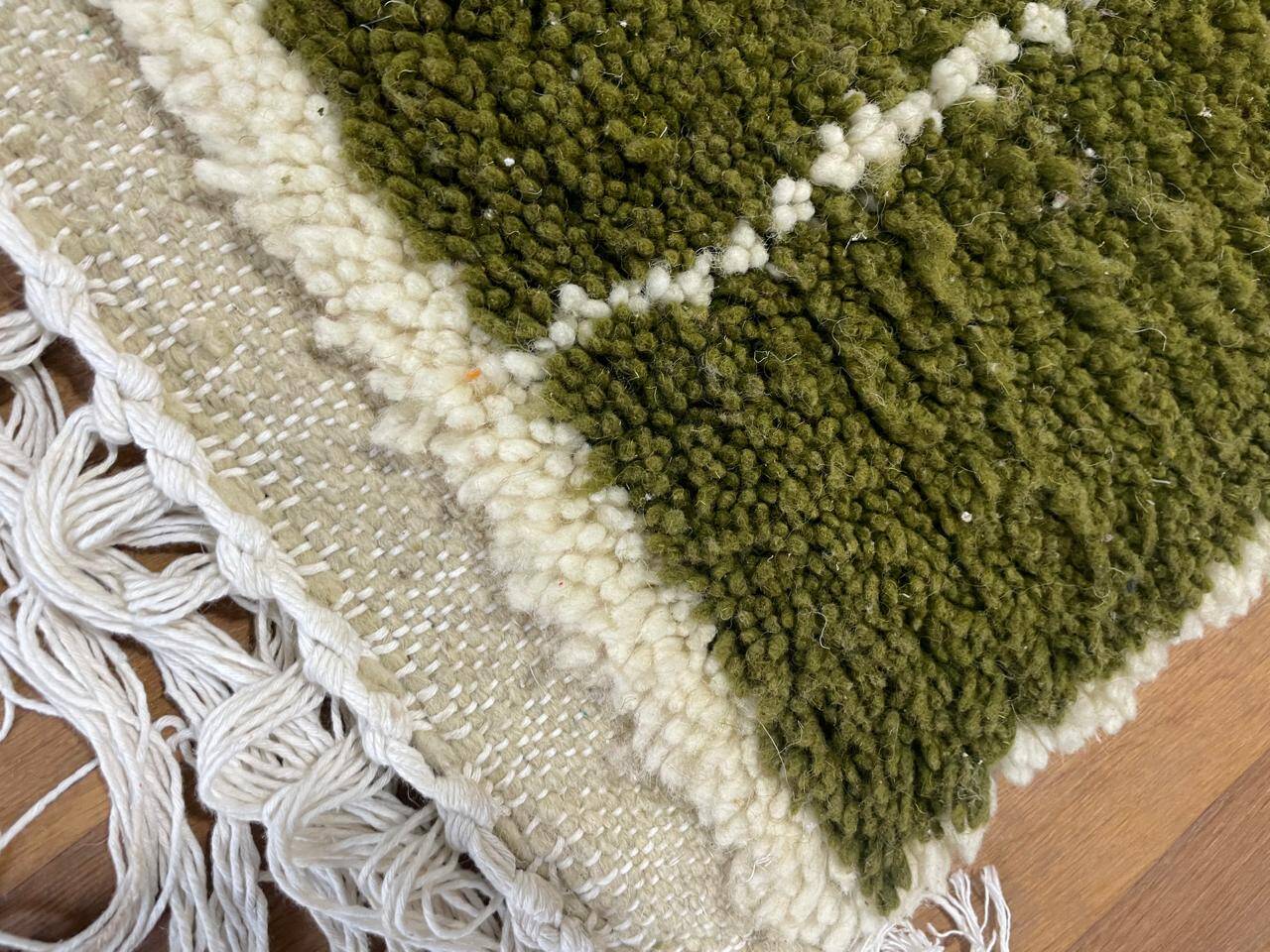 Natural handmade Berber rug 3x2 m