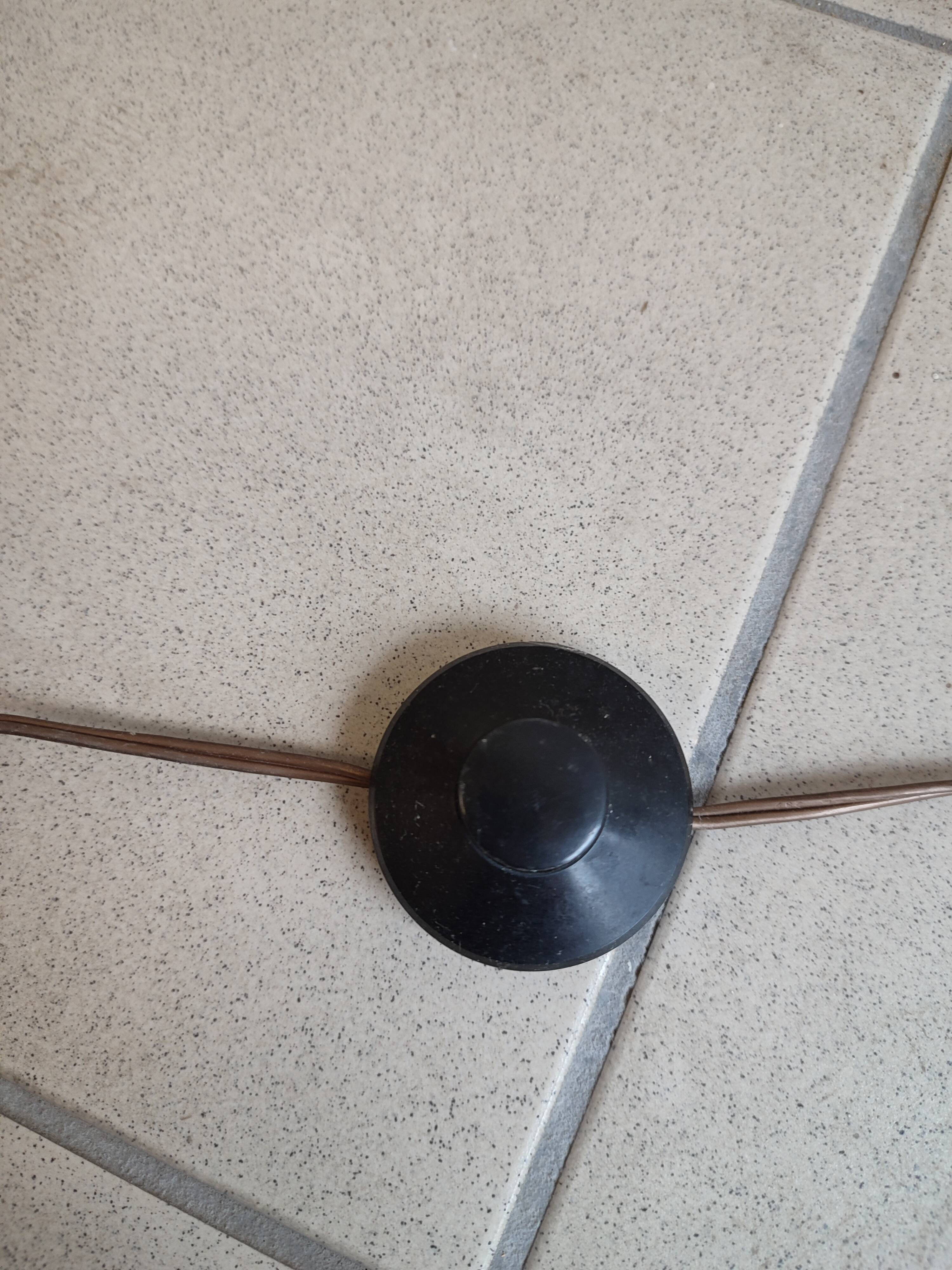 Brass and bronze floor lamp three arms