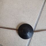 Brass and bronze floor lamp three arms