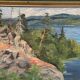 Original Swedish Oil on Canvas – “Landscape” by Sonia Yander –  Dated 1983