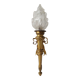 Torch wall lamp in gilded bronze Louis XVI Circa Napoleon III style.