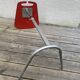 Petite Table d'appoint Stratifié Rouge - Vintage 1980