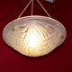 French vintage art deco 1930s pendant signed negra degue ceiling light