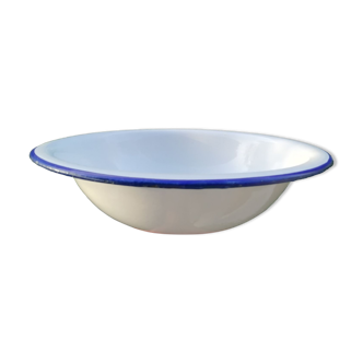 Enamelled sheet metal basin