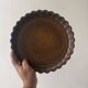 Ceramic pie dish (turned stoneware) France 1960